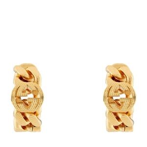 Gucci Hoop Earrings With Box & Dust Bag